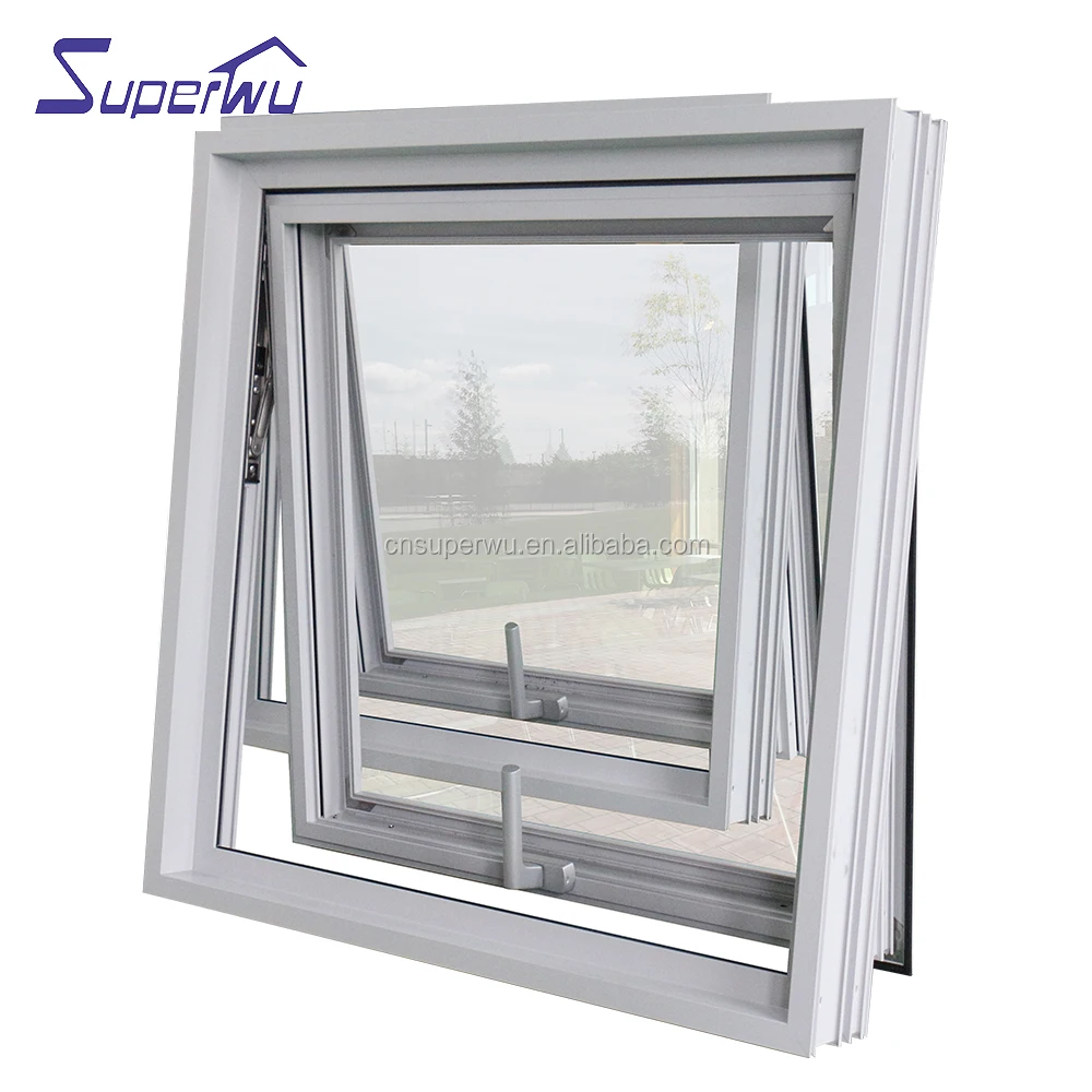 America standard tempered glass impact awning window