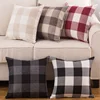 Fashion Lattice Plaid Cushion Cover for Sofa Bed Home Decor 45x45 Printed Pillow Case Home Decoration 16x16 18x18