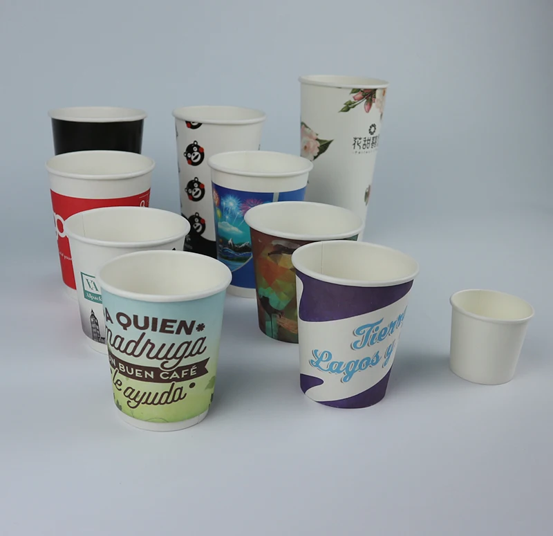 12oz Custom Printed Pe Coated Single Wall Paper Cup Wholesale