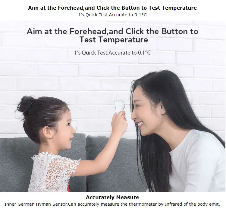Original Xiaomi Mijia iHealth Infrared thermometer - KingCare | KingCare.net