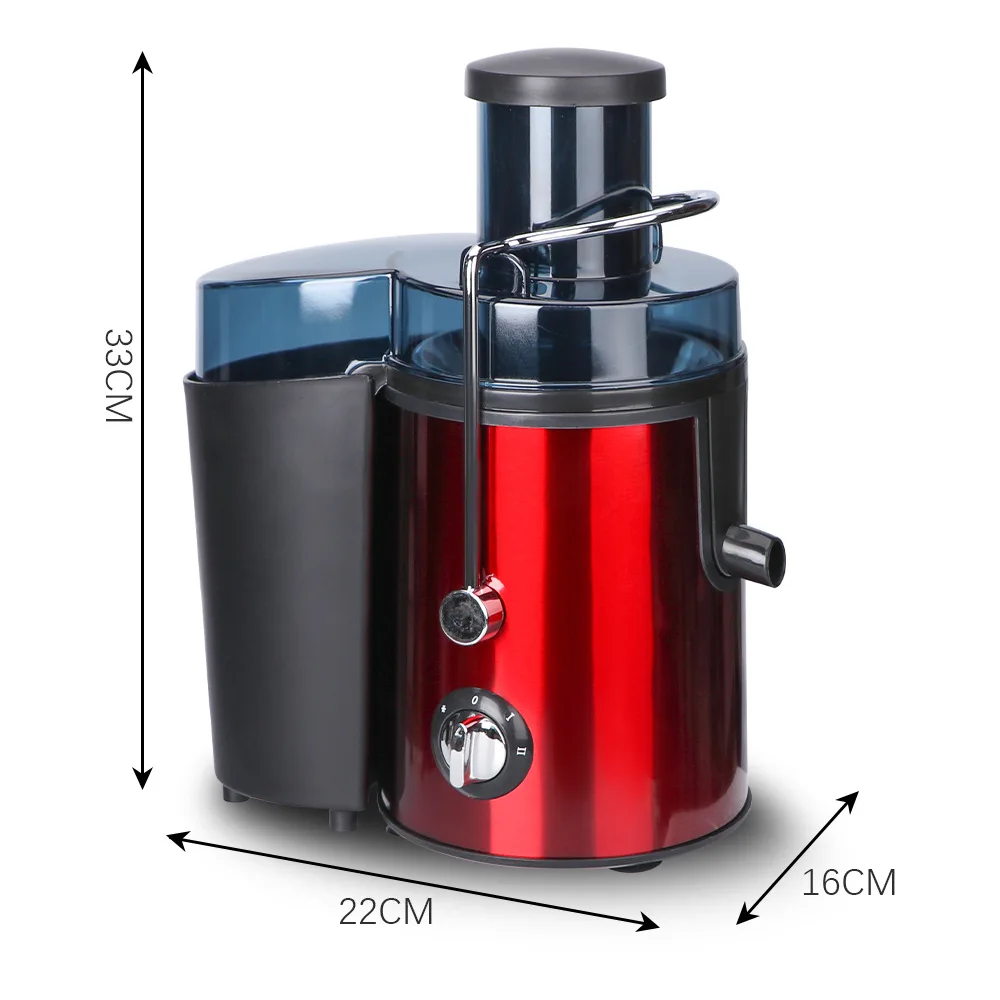 RAF Large Diameter Automatic Electric Juicer Household Stainless Steel Juicer Slag Juice Separation Exclusive for US/Europe