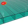 Hot sale polycarbonate embossed sheet/polycarbonate roofing sheets pc hollow colored plastic board for greenhouse roofing cover