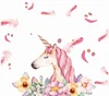 Amazon Hot Sale Birthday Party Photography Backdrop Unicorn Birthday Photo Background