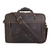 Custom genuine leather laptop knapsack backpack business briefcase 156 convertible briefcase backpack