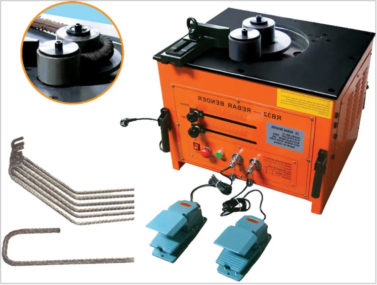 Electrical Steel Bender Machine With Bending And Cutting Function