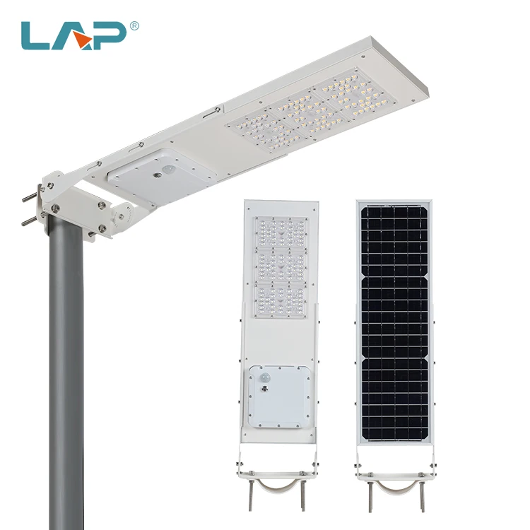 LAP Low Price Waterproof Outdoor Bridegelux Ip65 60w 90w Integrated All In One Led Solar Street Light