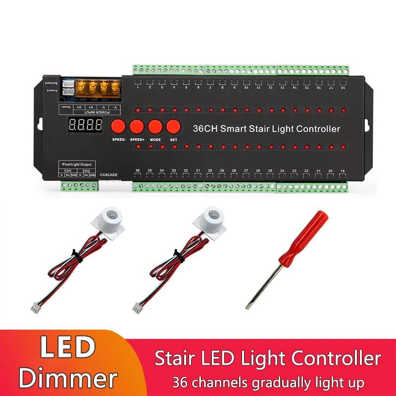 36 Channel Smart Stair Light Controller - Efficient Lighting