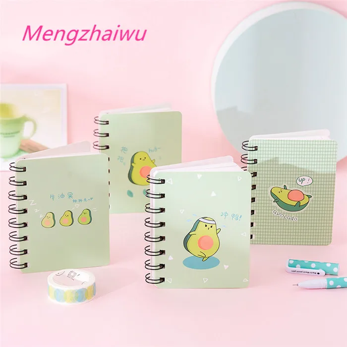 2020 School Supplies Philippines Office Stationery Products Cute Avocado Spiral Mini Notebook