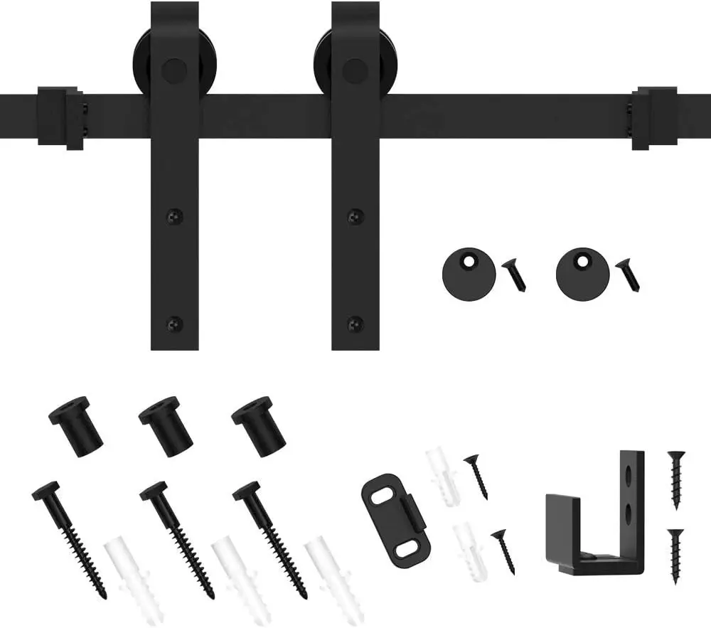 Single Door Cabinet Sliding Barn Door Hardware Kit Super Mini Sliding