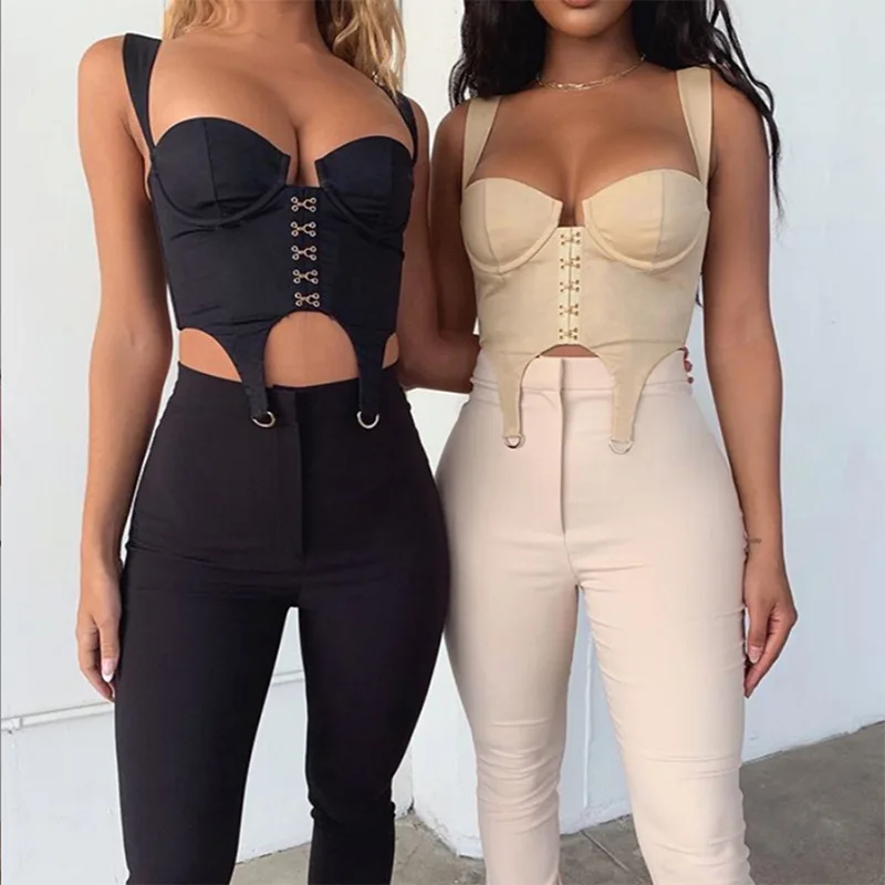 2021 New Arrive Belt garter Sexy Bondage Lace Up Bustier Corset Women's 2019 Summer Tops bEACH shaper