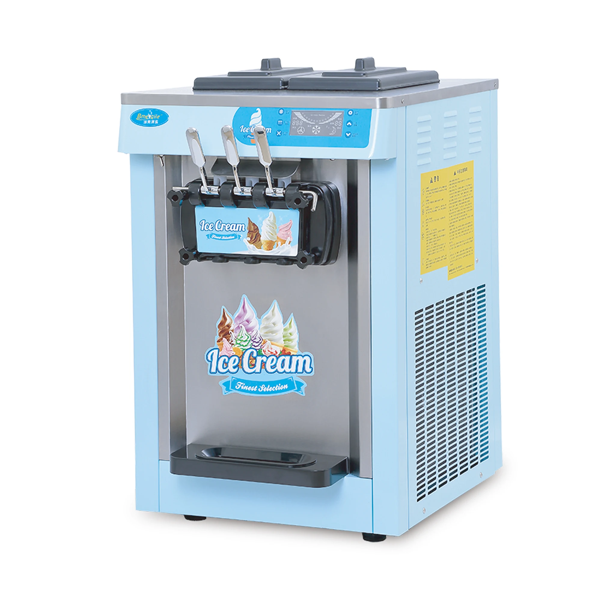 상업 테이블 아이스크림 메이커 소프트 아이스크림 기계 핑크 판매 Buy 20 L 아이스크림 기계 공장 가격 미니 냉동