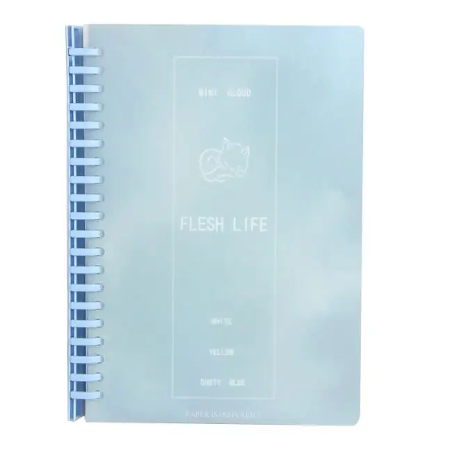 
Loose leaf spiral PVC plastic comb binding rings B5 / A5 notebook planner stock available 