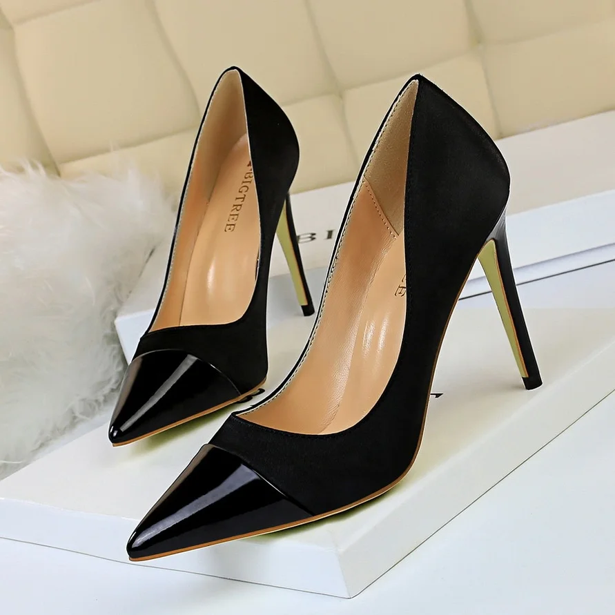 Ss0474 New Arrival 2019 Big Tree Women Banquet Stiletto Heel Shoes ...