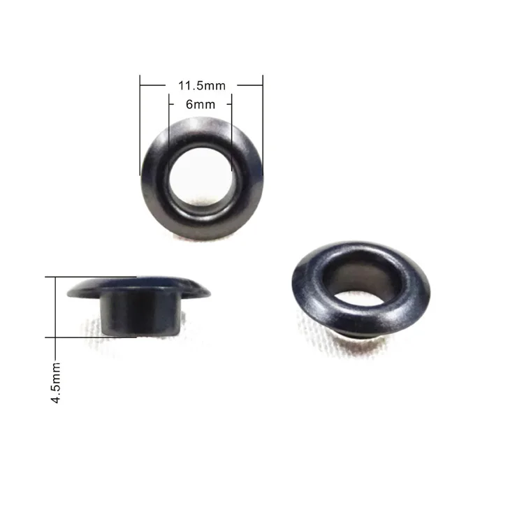 Brass Round Eyelet Ring Button Eyelet Fastener Grommet Custom Metal