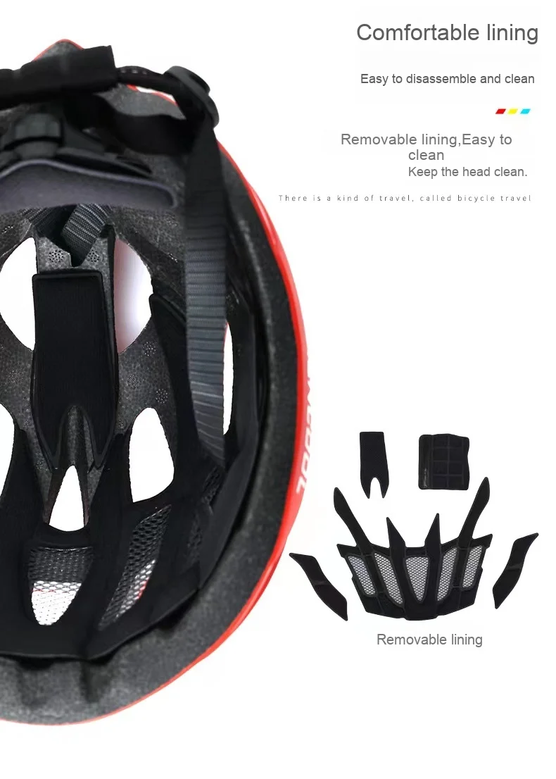 product mens dual sport foldable face pattern bicycle helmet safety equipment for road mountain biking  skateboarding-8