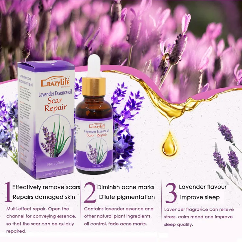 Lavender Repair Essence Scar Removal Scar Essential Massage Oil For