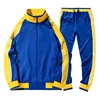 Wholesale sleeve chic pattern printed mens sweat suits casual wear two pieces sets