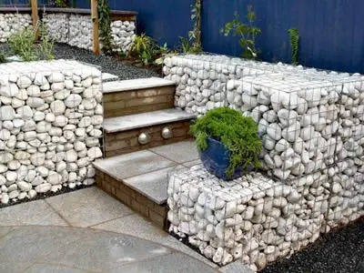 Galfan Coating Wire Mesh Stone Cage Welded Gabions for retaining wall