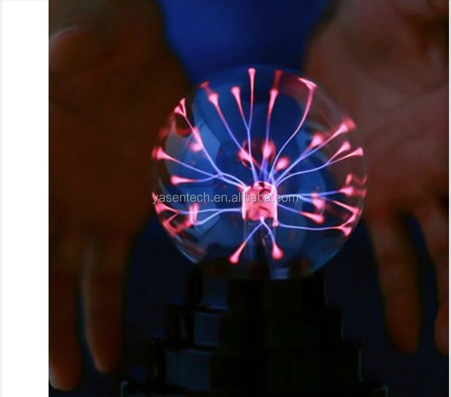 USB Night Touch Sensitive Lamp Creative Magic Decoration for Desk,USB/Battery Operated Plasma Ball Light 