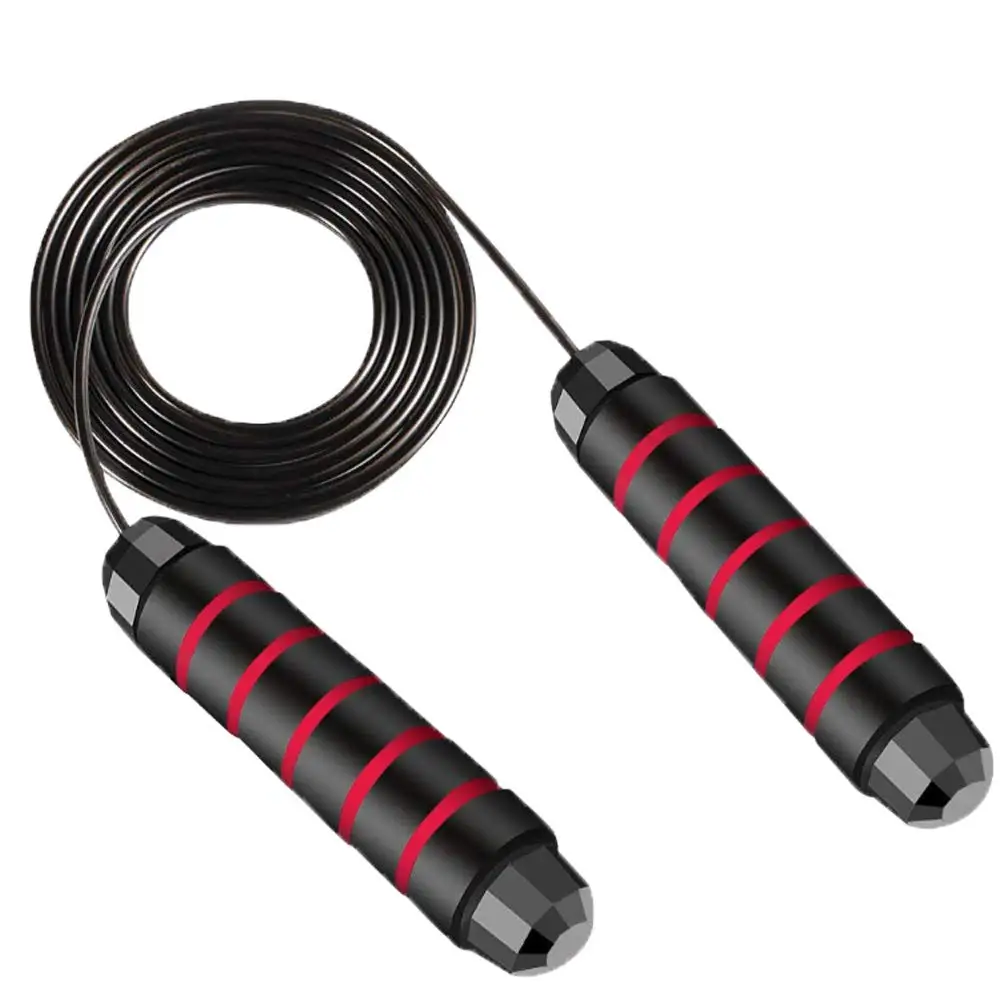 Details about   SPORT FERVOUR Jump Rope with Anti Slip Handles-Adjustable-Speed Ball Bearing 