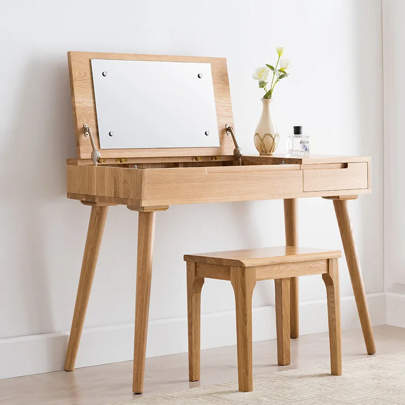product-BoomDear Wood-wooden dressing table designs wood dressing table with mirror solid wood dress