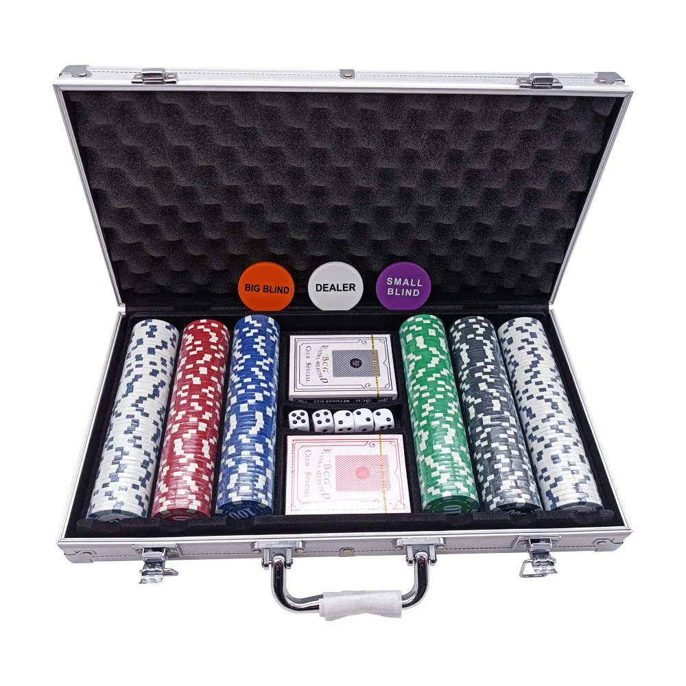 herfst Zeeanemoon lus 300pcs Abs Chips Set Casino Poker Chips Fashion Game Set Suitcase Including  Poker,Dealers,Dices And Chips For Sale - Buy Poker Chips 500 Of Casino Chips  With Poker Chip Plaque For Chips Poker