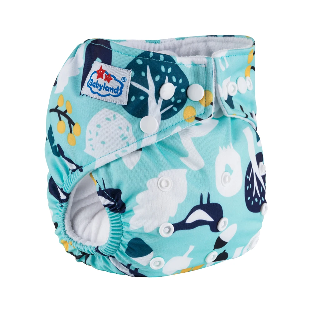 Printed Bamboo Diaper Charcoal Bamboo Insert Nappies Adult Baby Diaper ...