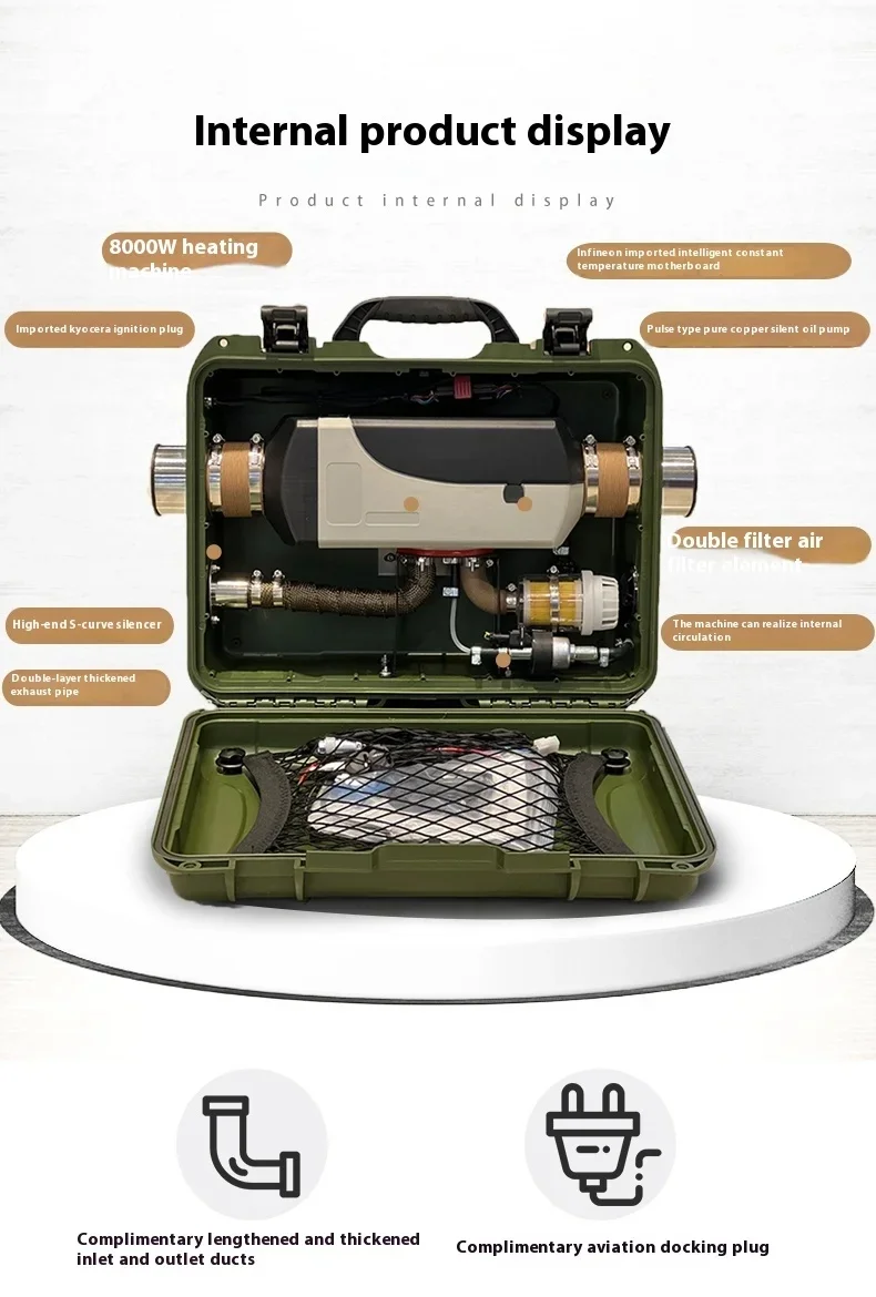Portable Diesel Parking Heater, 2KW, 5KW, 12V/24V - detail 6