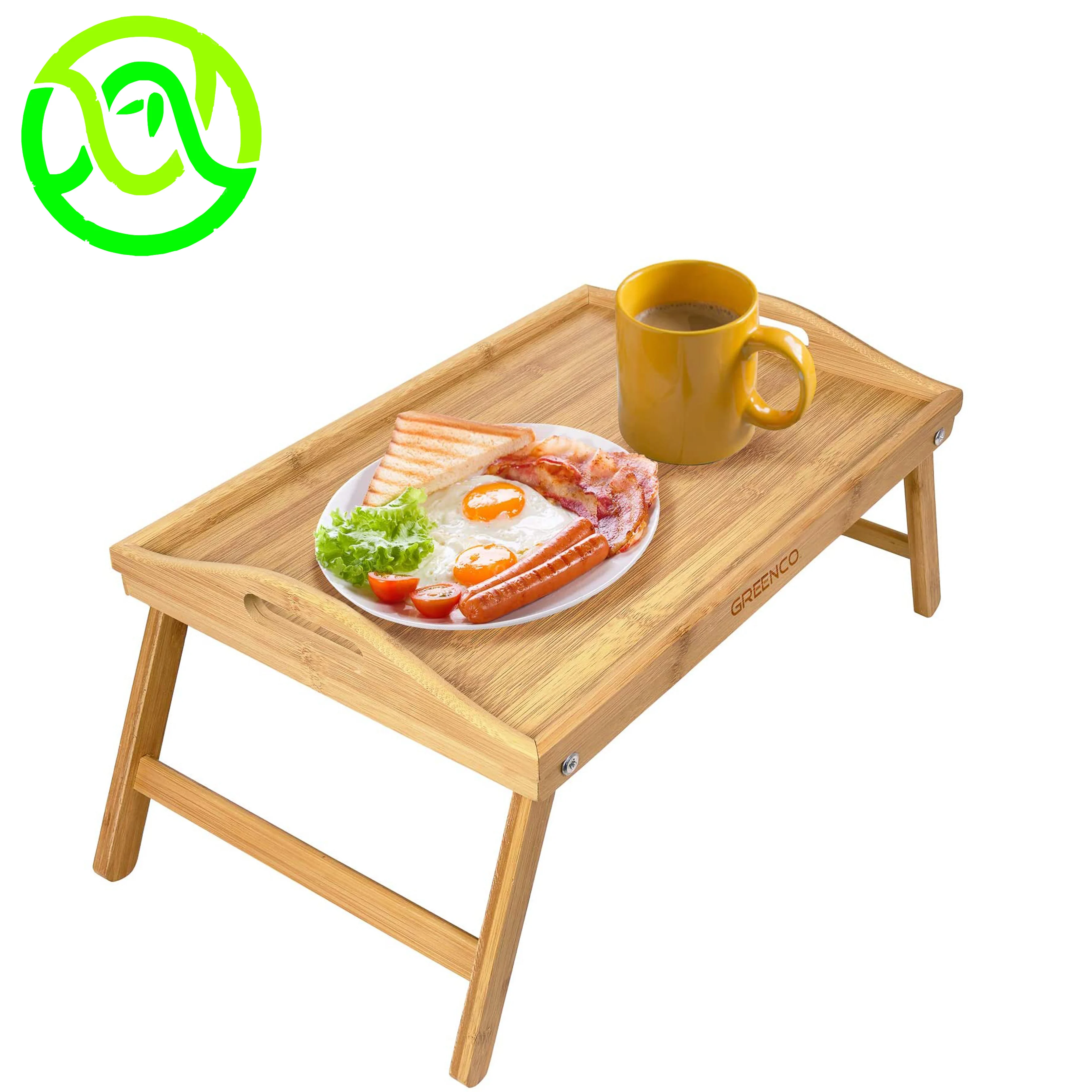 Бамбуковый столик поднос
