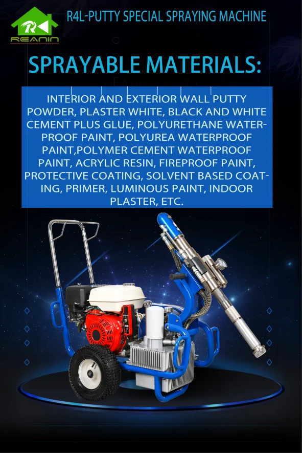 China supplier Airless Putty Spray Machine China supplier Airless Putty Spray Machine