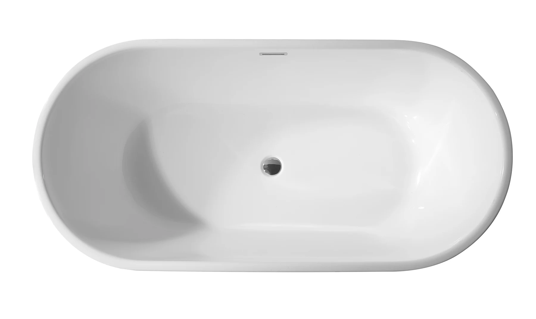 Freestanding stone resin bathtub solid surface bathtub