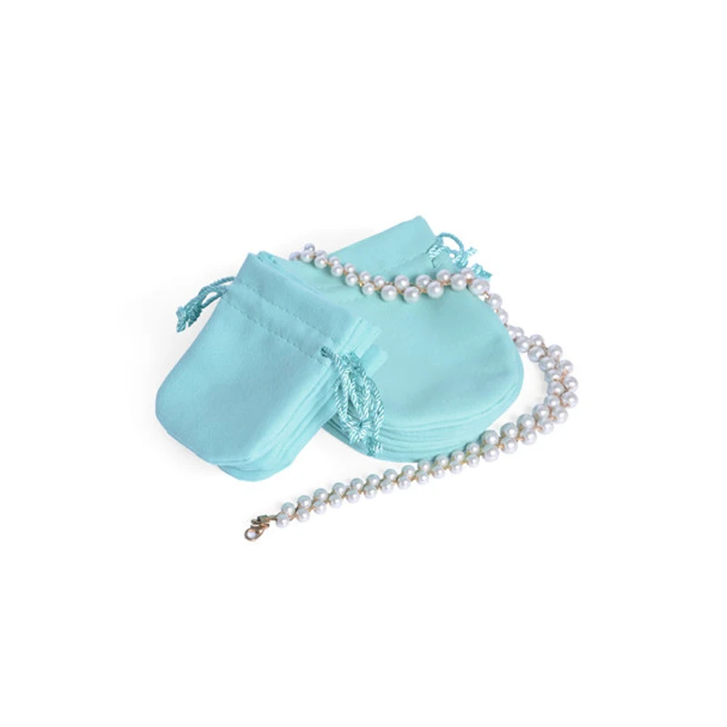 Custom Wholesale Microfiber Faux Suede Jewelry Pouch Delhi Gift Bag