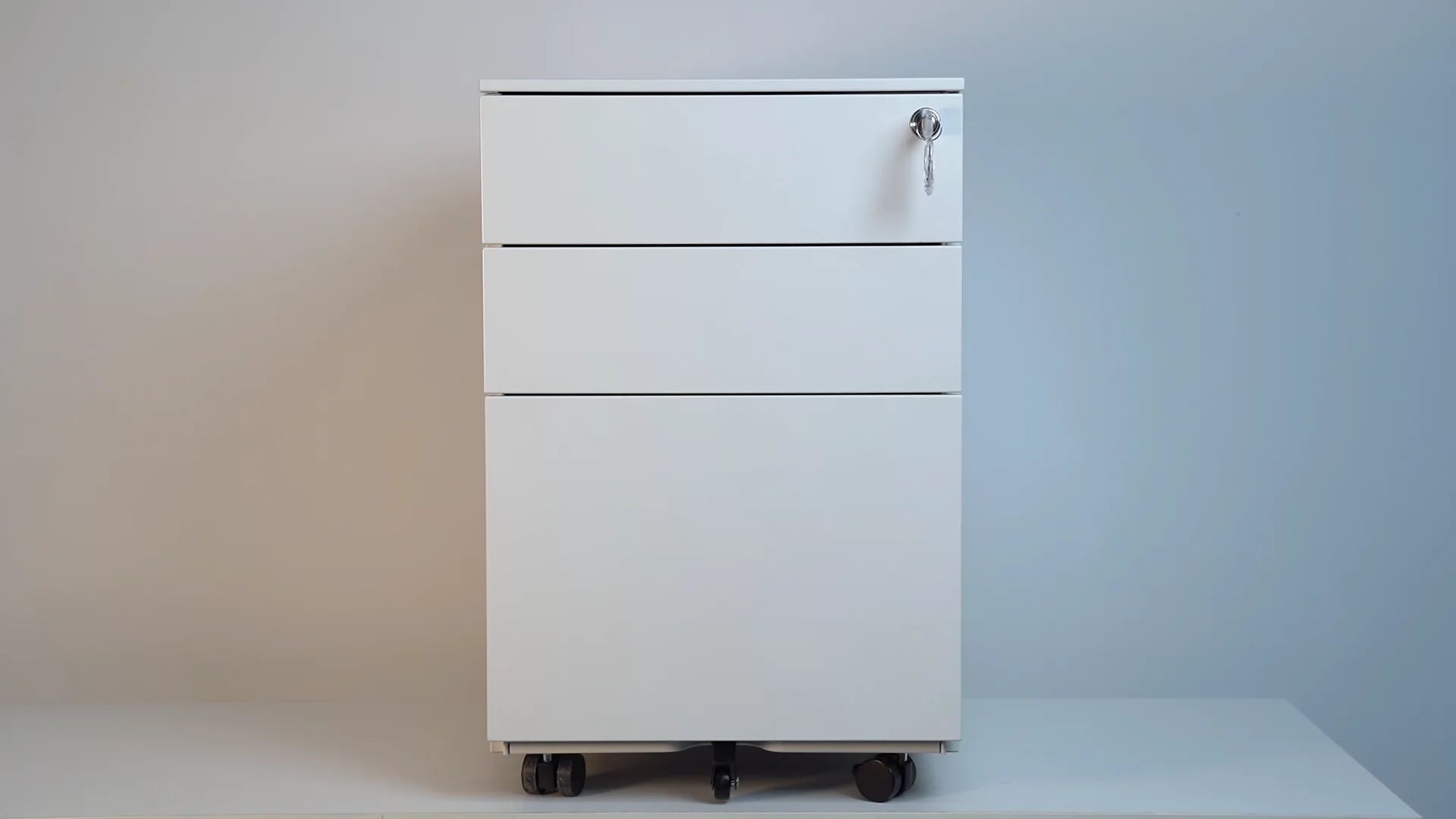 storage equipment office movable metal 3 drawer filing cabinet