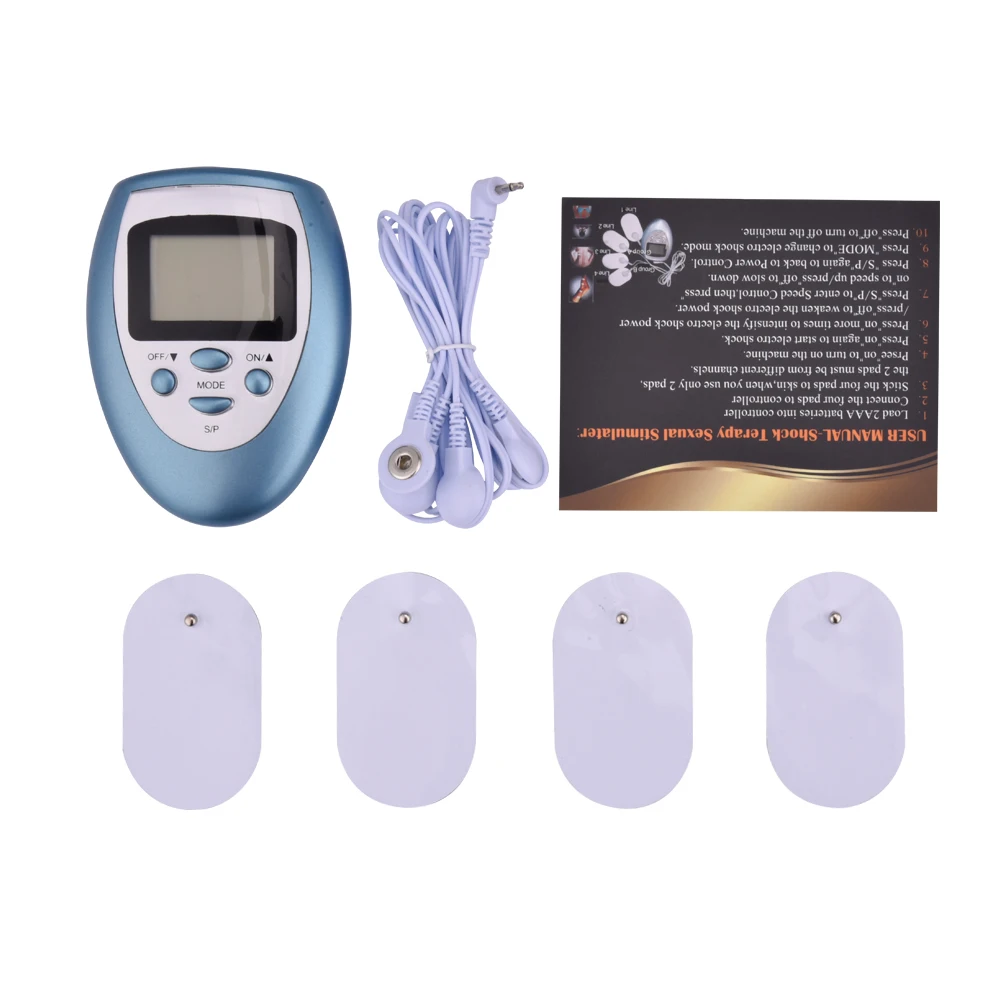 LCD Screen Pain Relief Electric Therapy Pulse Muscle Stimulator Battery Powered Health Care 8 Modes TENS Body Massager.jpg