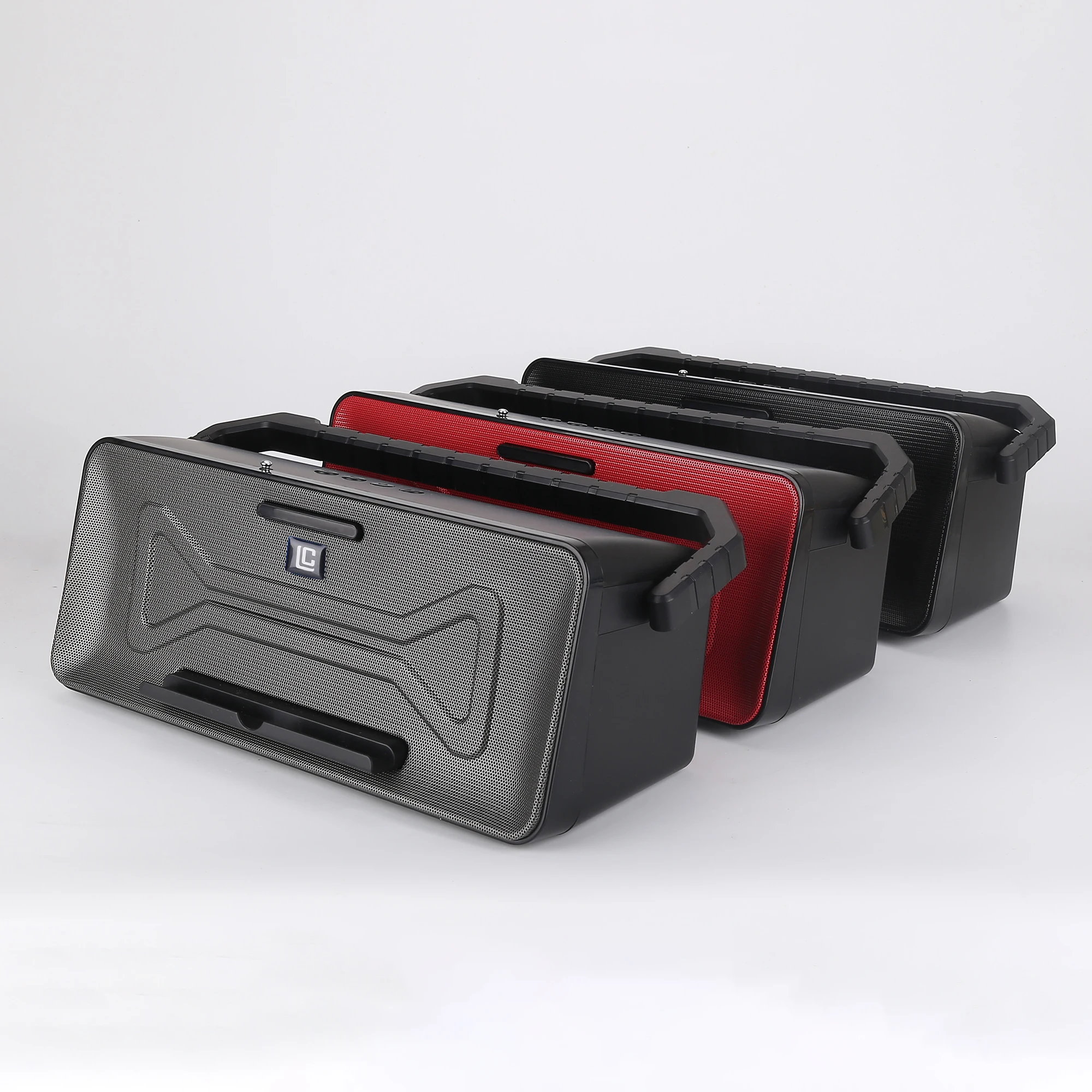 BK003 super bass woofer mini subwoofer portable boombox karaoke wireless loudspeaker outdoor tws bluetooth speaker with stand - ANKUX.COM