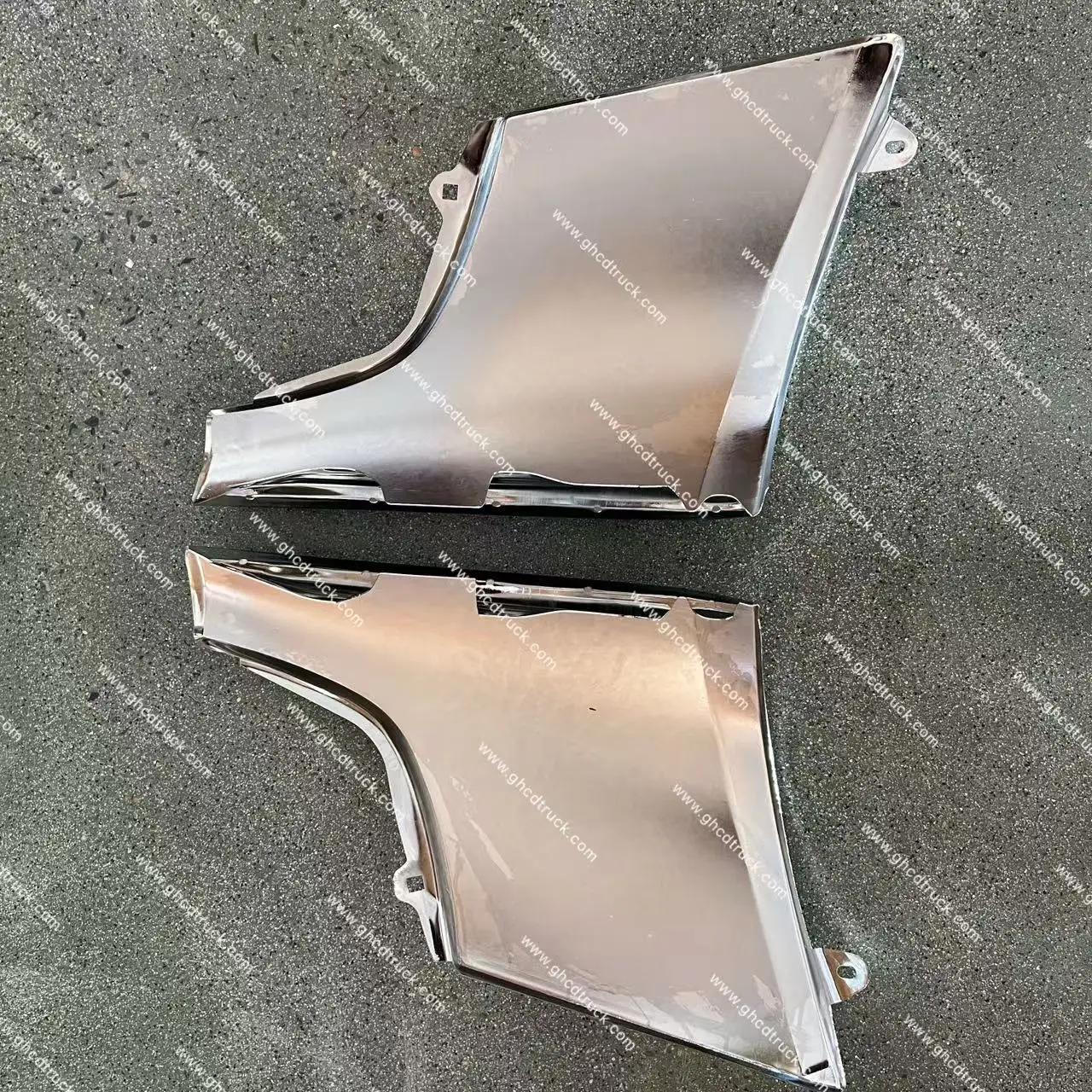 product ghcd high quality chrome metal corner panel hot product for mitsubishi canter hino nissan isuzu japanese truck condition new-4