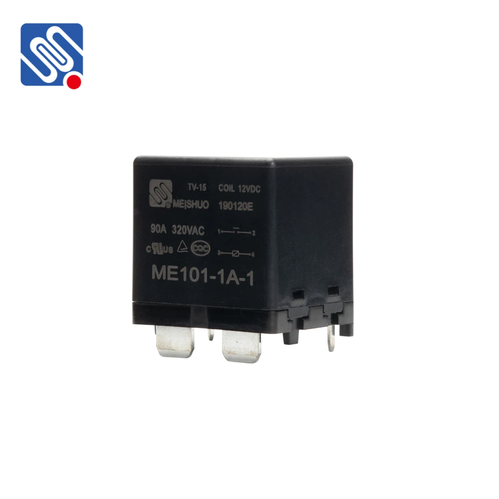 Meishuo ME101 90A 12VDC 320VAC 4-Pin Power Relay High Power Electronic Relay for Wholesale