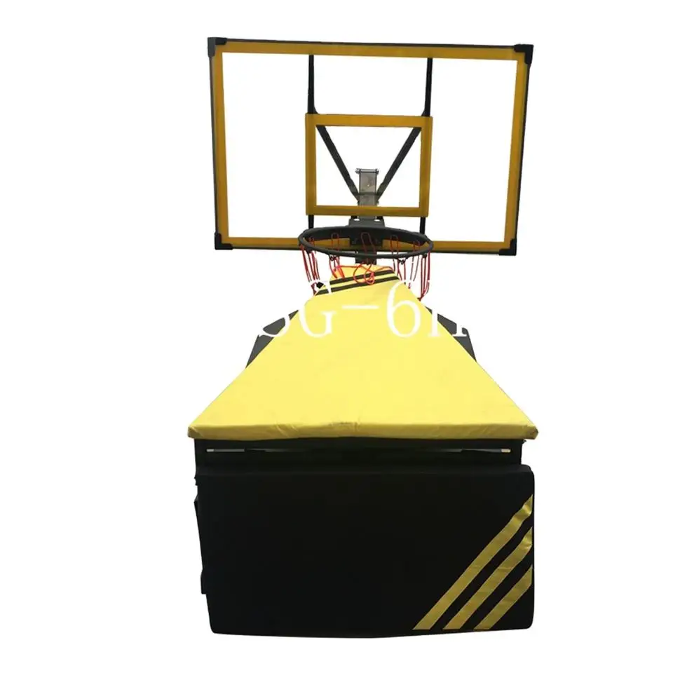 Quicdvnk Sg6h Professional Standard Movable Portable Basketball System