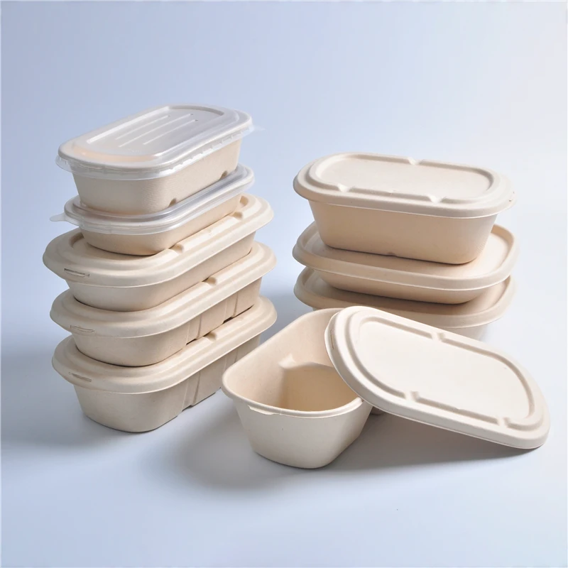 Biodegradable Compostable Sugarcane Bagasse Food Containers Box - Buy ...