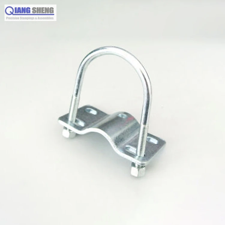 High Quality Custom Size U Channel Metal Round Tube Saddle Bracket 