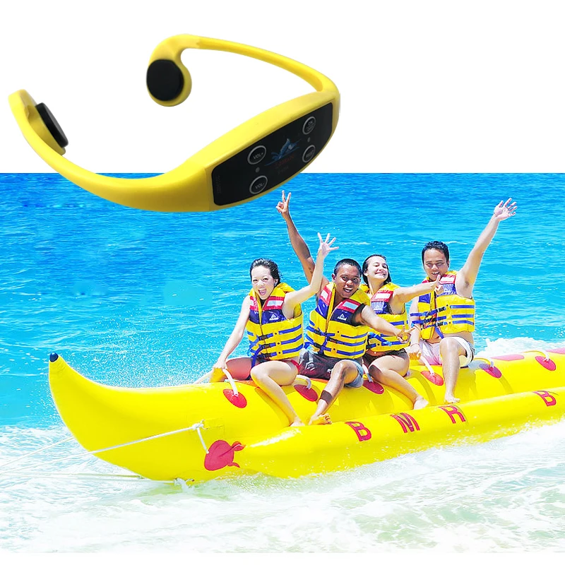 Waterproof Swimming Training Real Time Wireless Communication Bone Conduction Headphone Portable Saltproof Volume Adjustable - ANKUX.COM