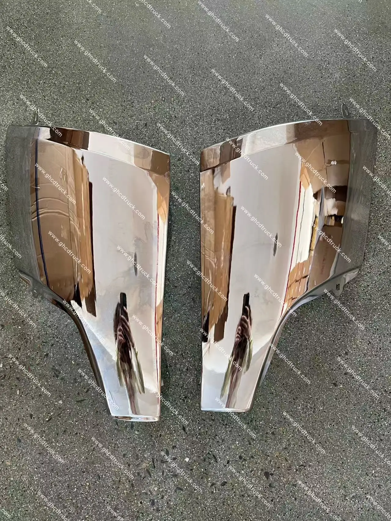 product ghcd high quality chrome metal corner panel hot product for mitsubishi canter hino nissan isuzu japanese truck condition new-2