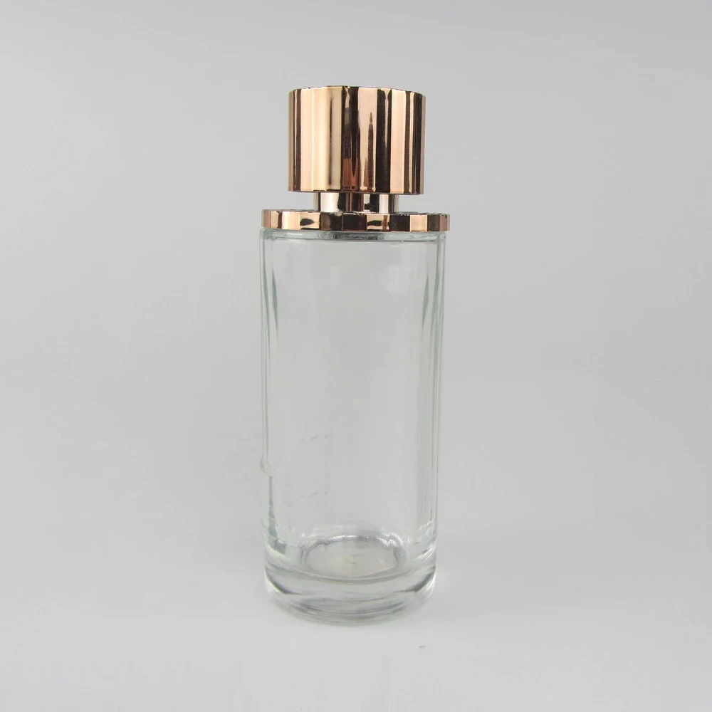 Perfume Glass Bottle 100ml New High Quality Cylinder Women Perfume Pump