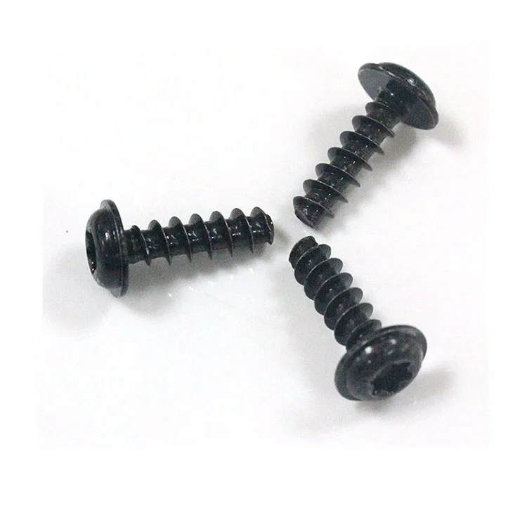 Wn1451 Black Torx Hexalobula Pan Washer Head Thread Forming Screws For ...