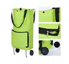 600D waterproof two wheels lightness shopping trolley bag with high quality