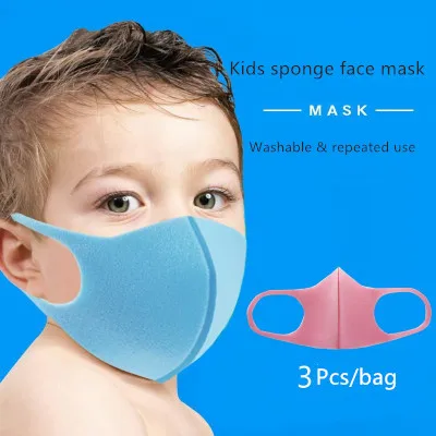 2019 New design Wholesale Polyurethane foam protective fashion face mask for kids