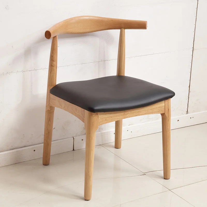 product-2020 wooden design living dining chair solid wood pu leather simple style modern made in chi