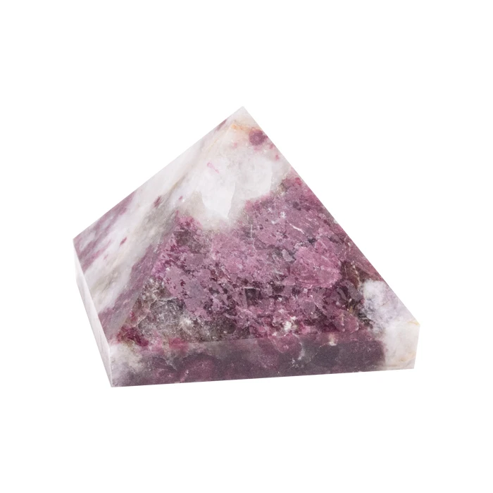 Red Tourmaline Pyramid