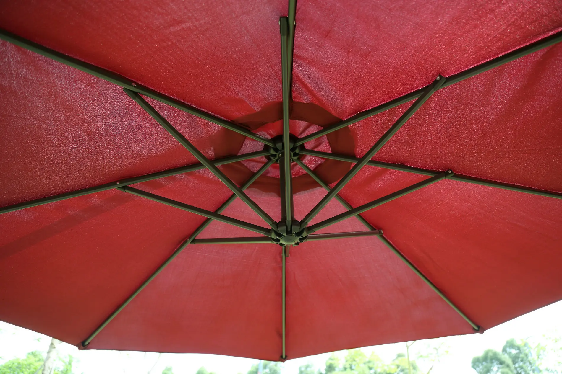 户外遮阳伞铁香蕉伞