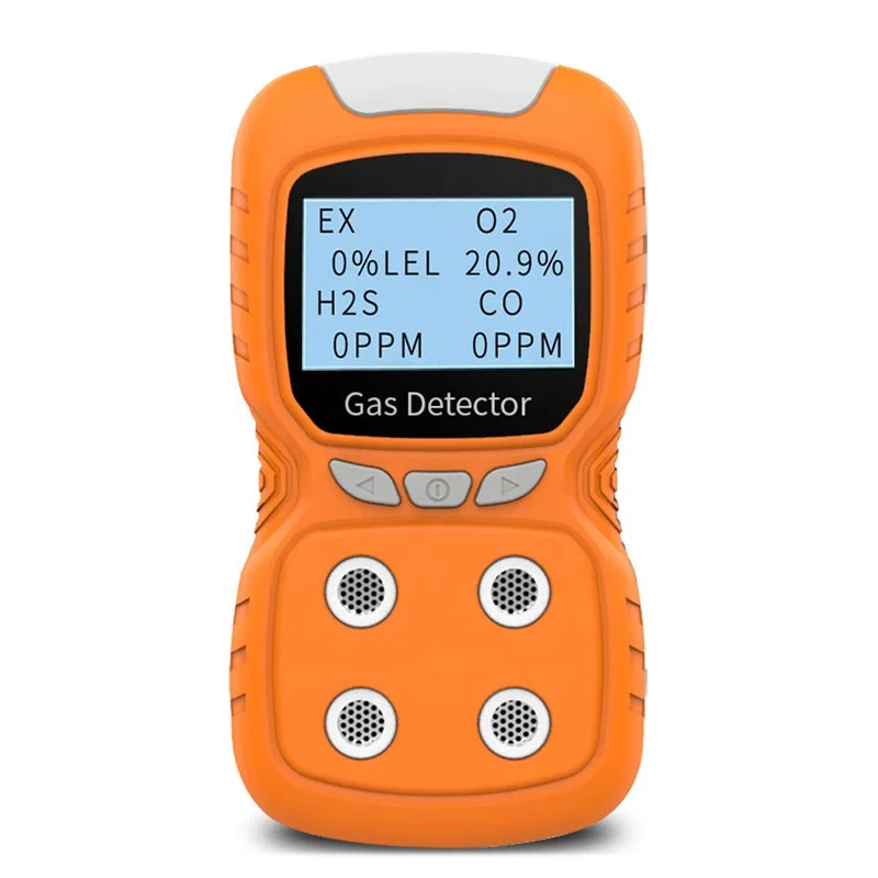 
Portable multi gas detector 4 gas monitor with micro clip (H2S, O2, CO, and Ex ) 4 gas detector 
